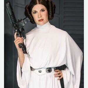 Women's White Costume Dress